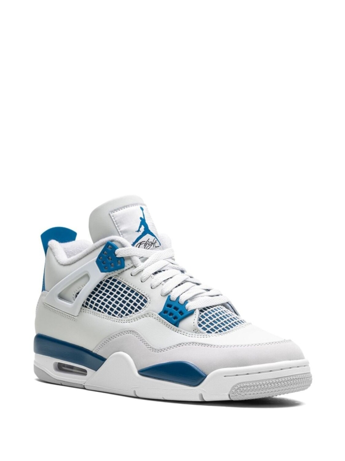 Кроссовки Air 4 OG Military Blue Jordan, белый — фото 2