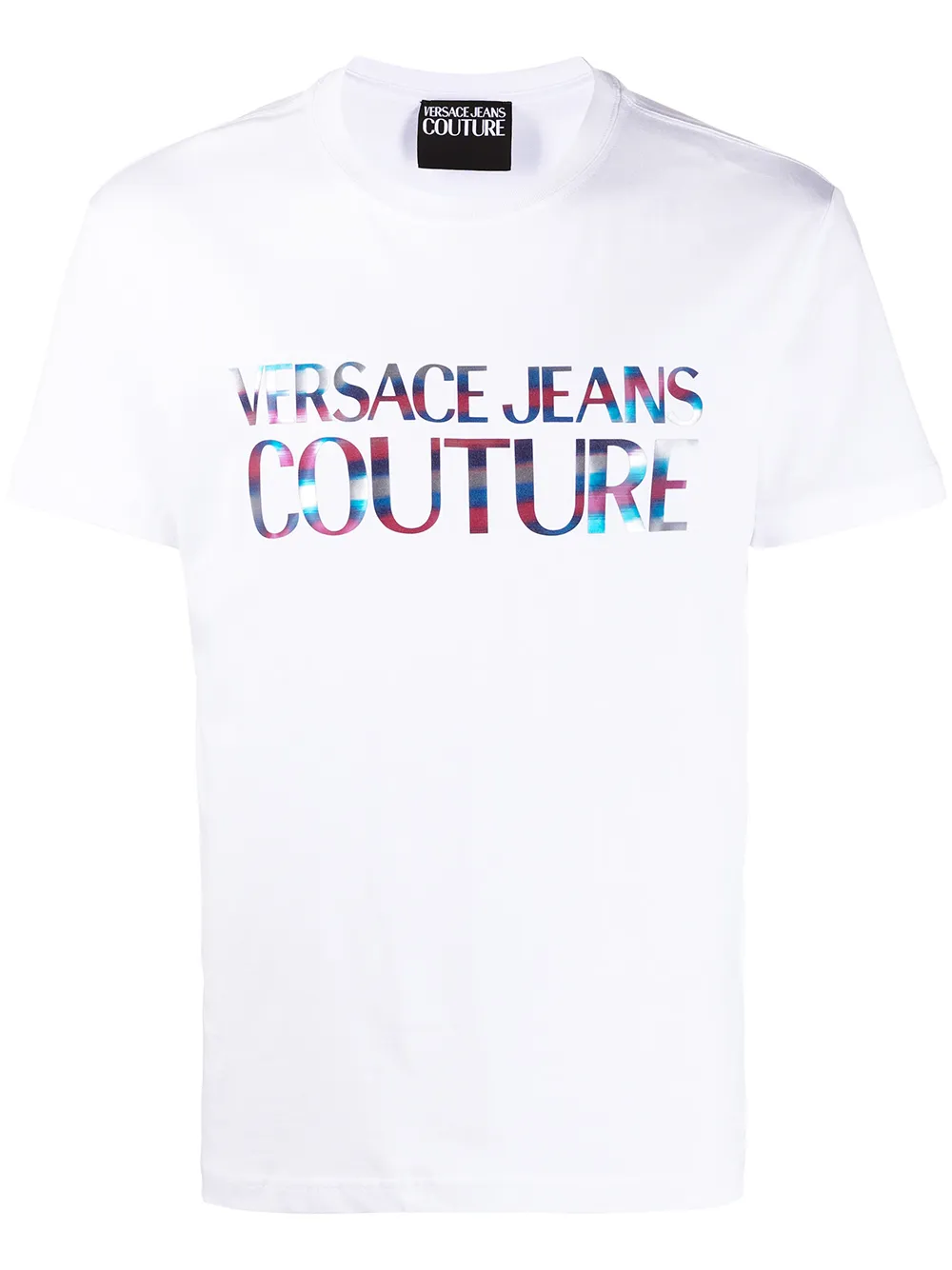 

Футболка с логотипом Versace Jeans Couture, белый