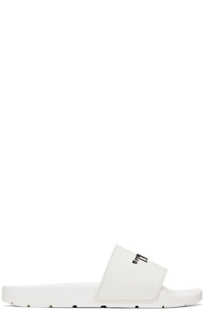 

Белые шлепанцы для бассейна «This That» Off-White