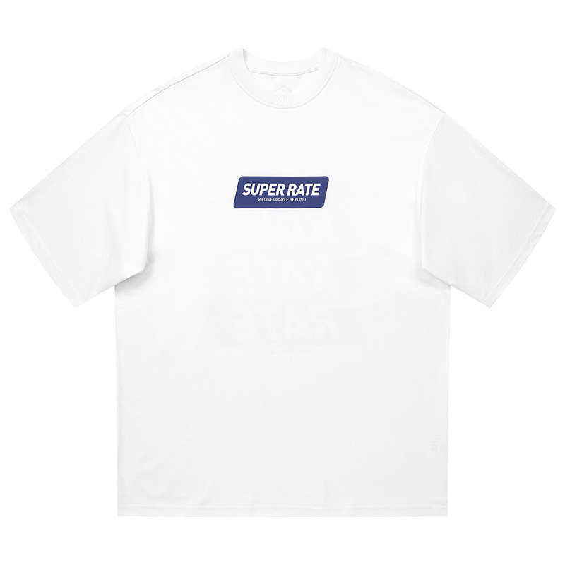 

Футболка Unisex Crew Neck тонкая прямая посадка 361°, raw белый