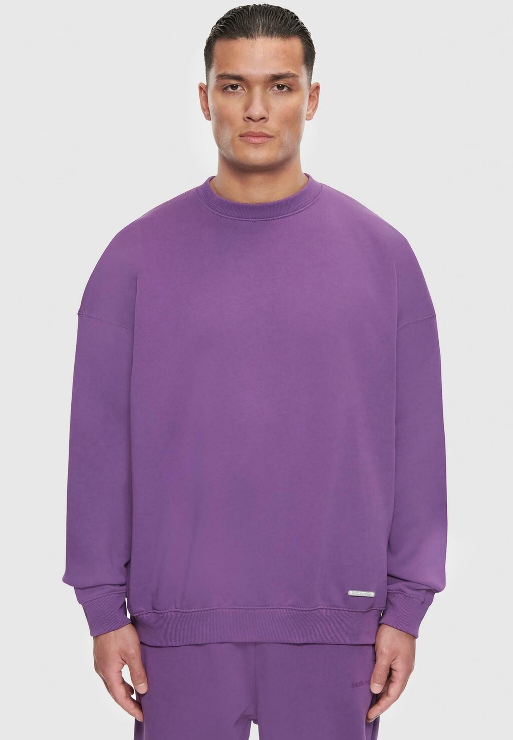 

Толстовка BAZIX REPUBLIQ SUPER HEAVY BLANK Dropsize, цвет washedpurple