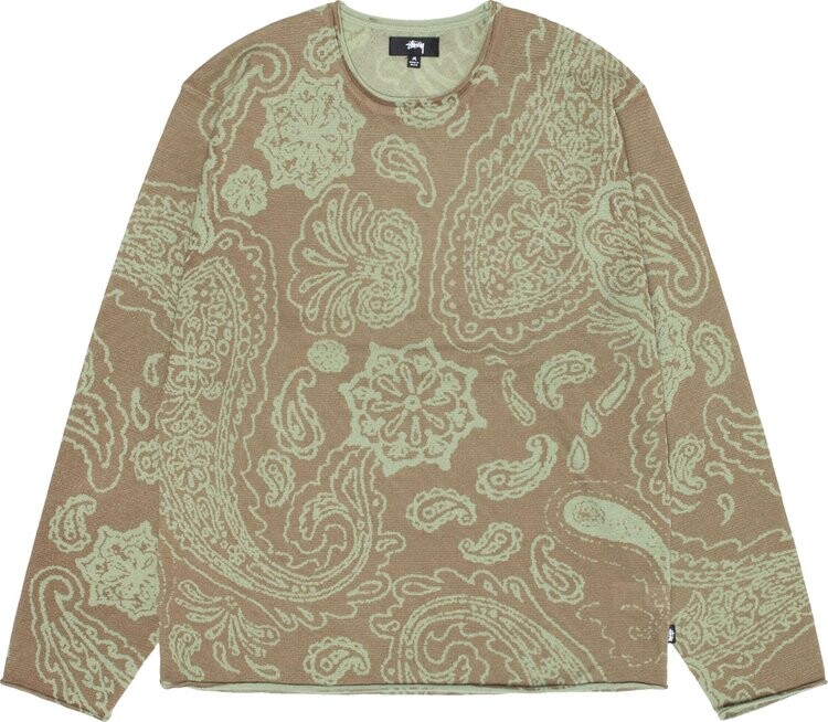 

Свитер Stussy Paisley 'Brown', коричневый