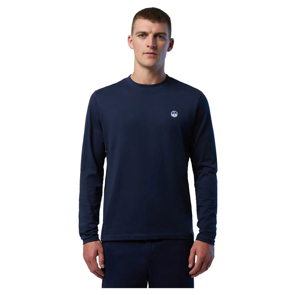 

Футболка North Sails Basic Bollo long sleeve, синий