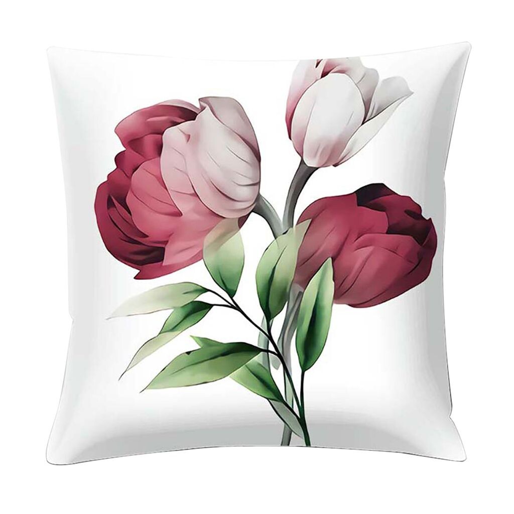 

Супермягкая наволочка из ультратолстого полиэстера со скрытой молнией и розовым узором, чехол для подушки, домашний декор-I Stuttg