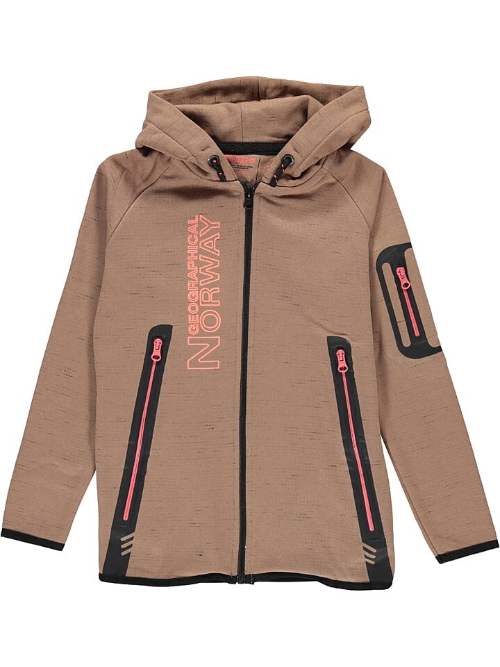 

Спортивная куртка Geographical Norway Sweatjacke Getincelle, светло-коричневый