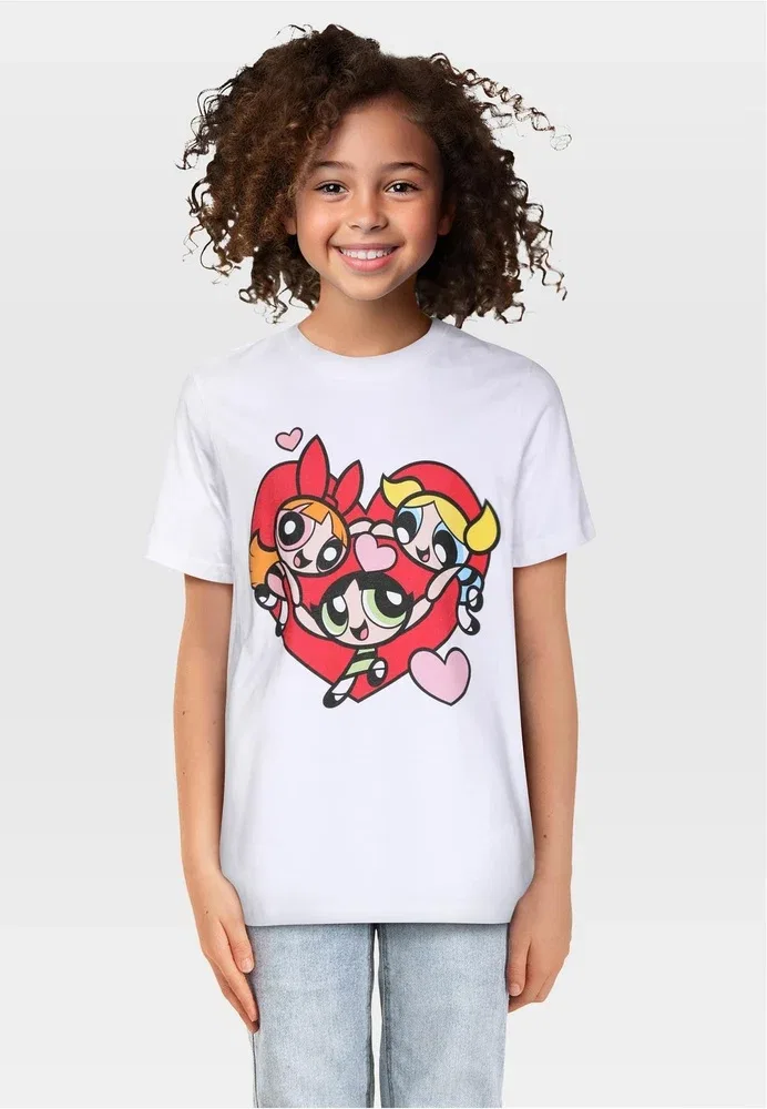 Футболка с принтом Power Puff Girls, Mister Tee, белый — фото 3