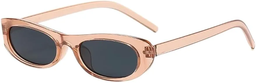 

Солнцезащитные очки «кошачий глаз» черные, женская прямоугольная оправа, маленькие очки, мужские солнцезащитные очки, женские и мужские, UV400 UJNHGQ, Champagne