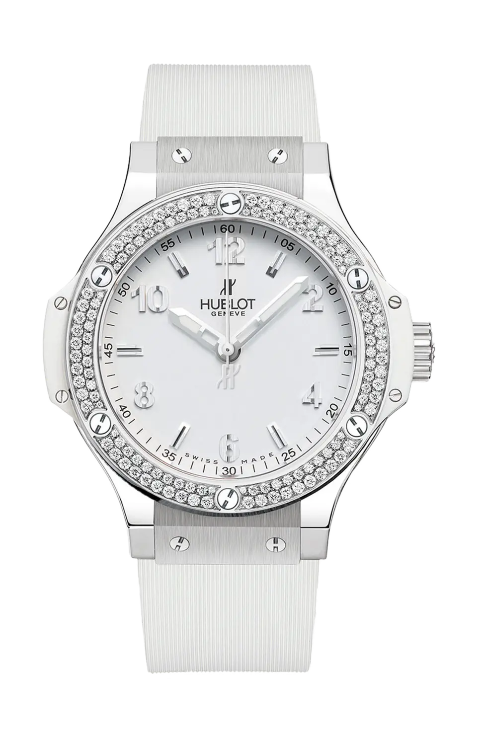 

Часы steel white diamonds Hublot