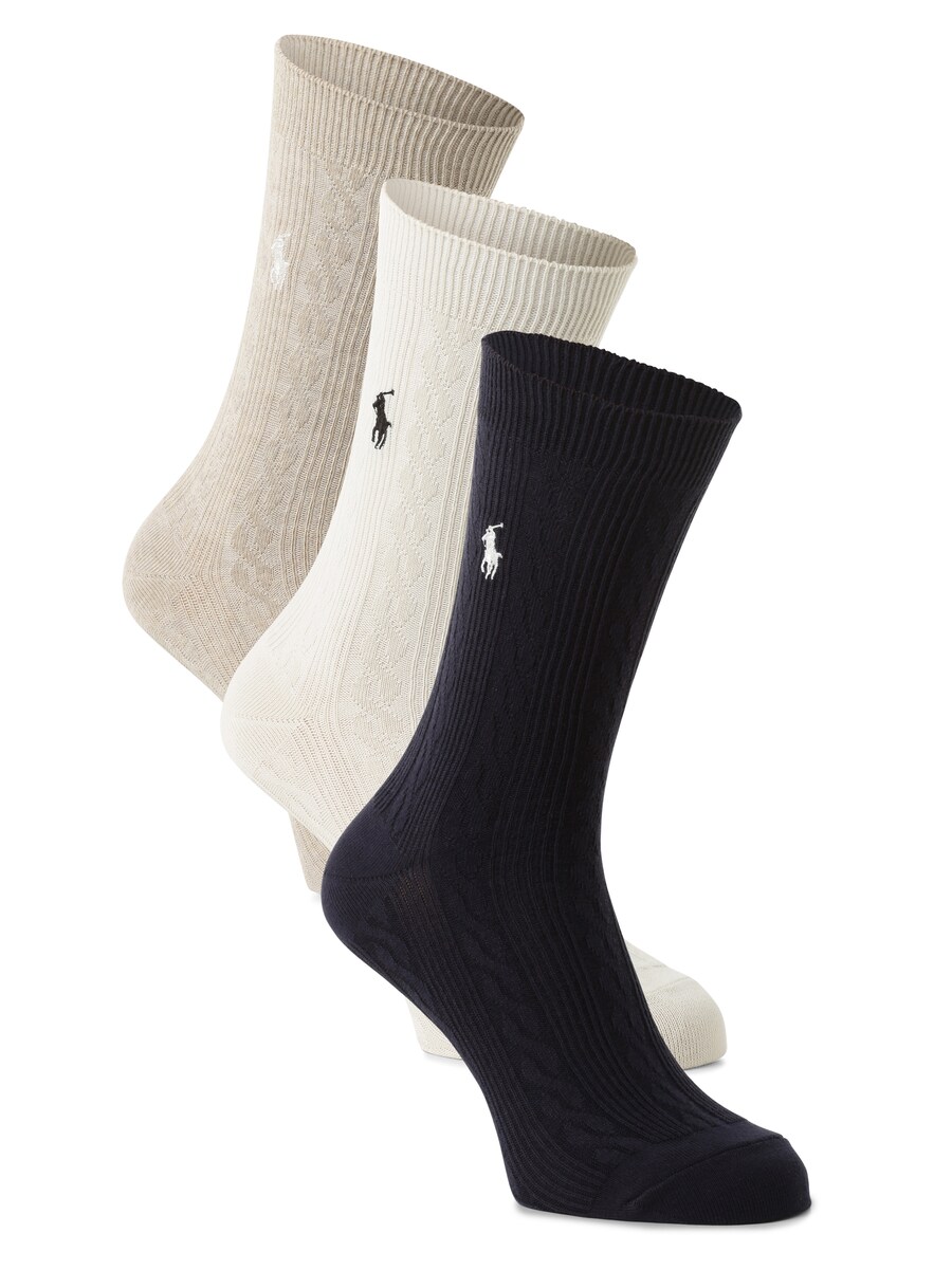 

Носки Polo Ralph Lauren, Beige/marine blue/White