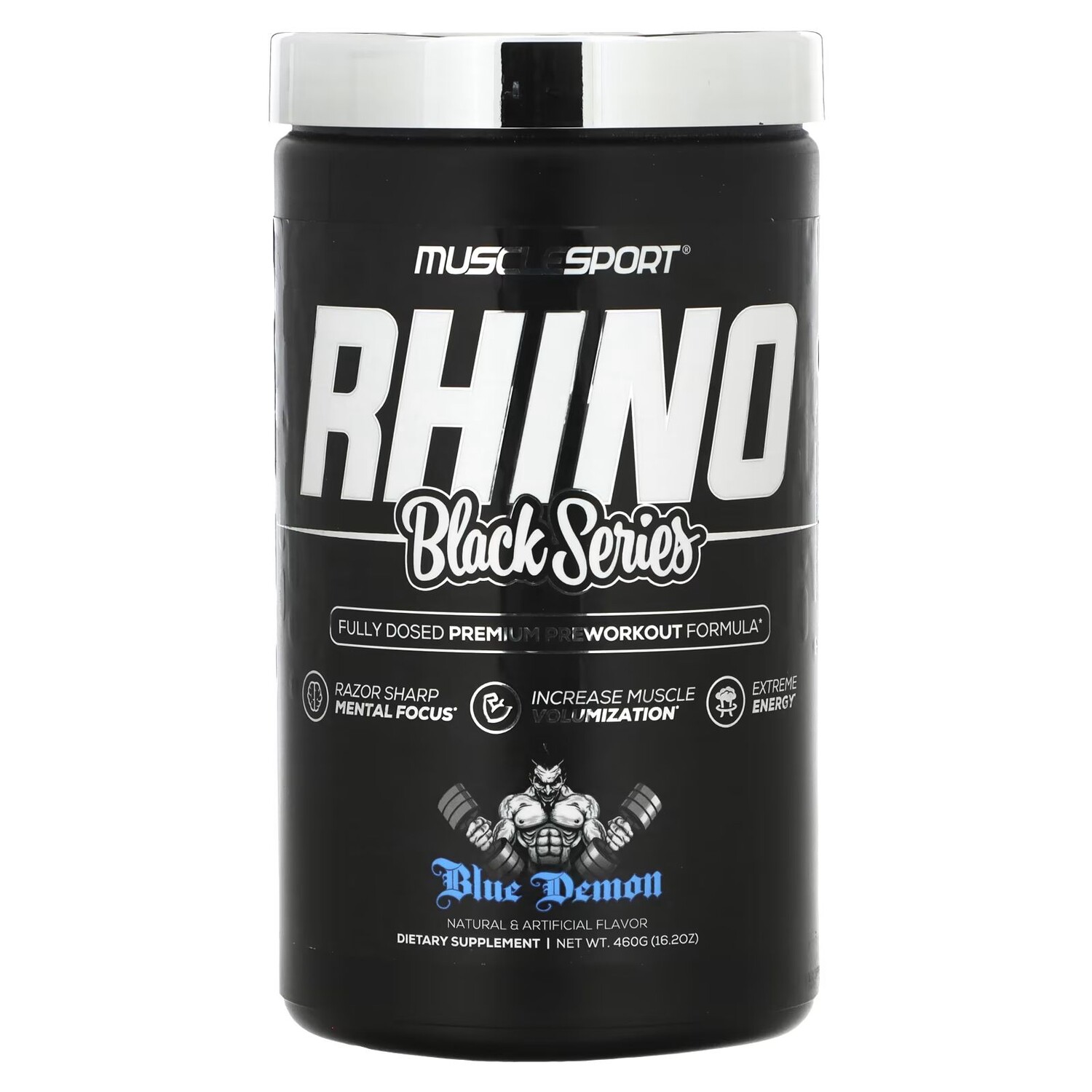 

Black Series, Rhino, Blue Demon, 16,2 унции (460 г) Musclesport