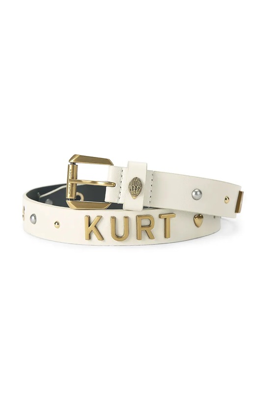 

Кожаный ремень Kurt Geiger London, бежевый