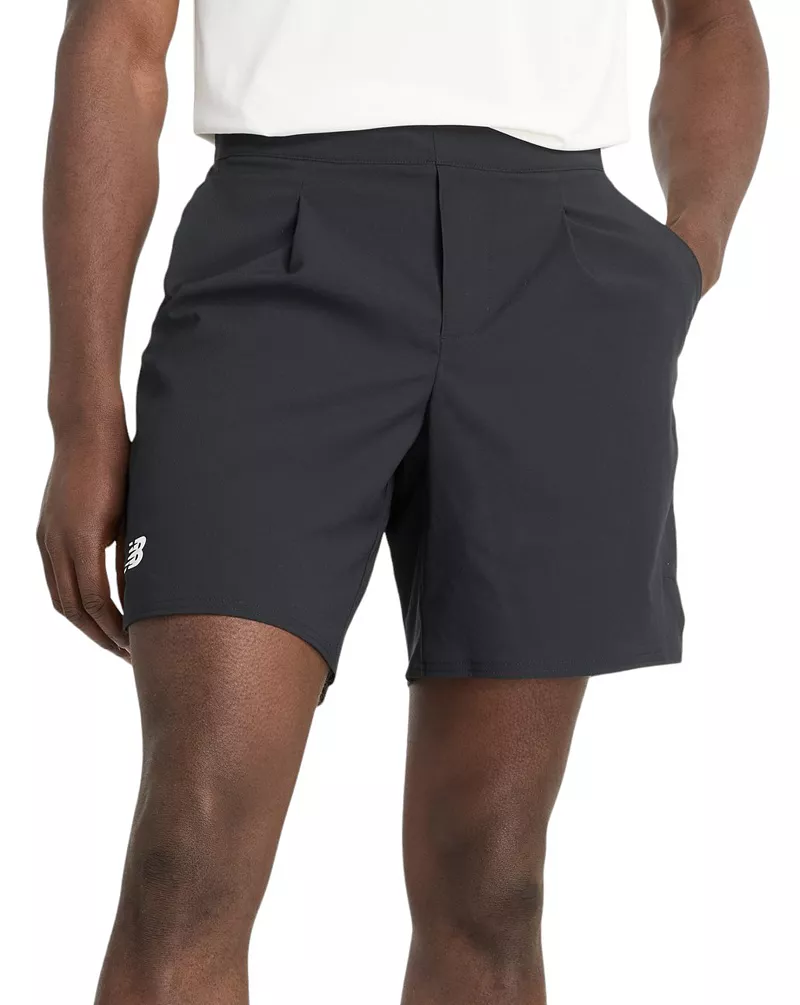 

Мужские турнирные теннисные шорты New Balance, черный