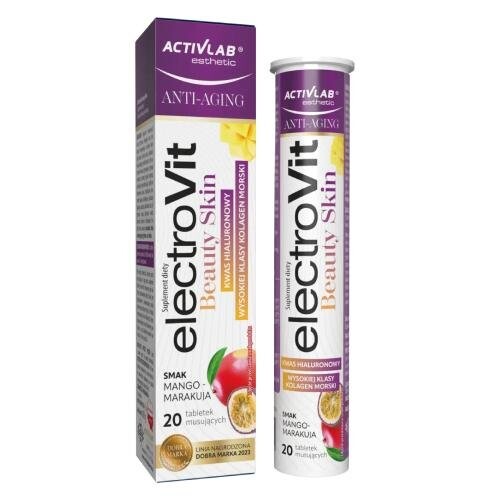 

Activlab Pharma, ElectroVit Beauty Skin манго-маракуйя, 20 таб. мусс