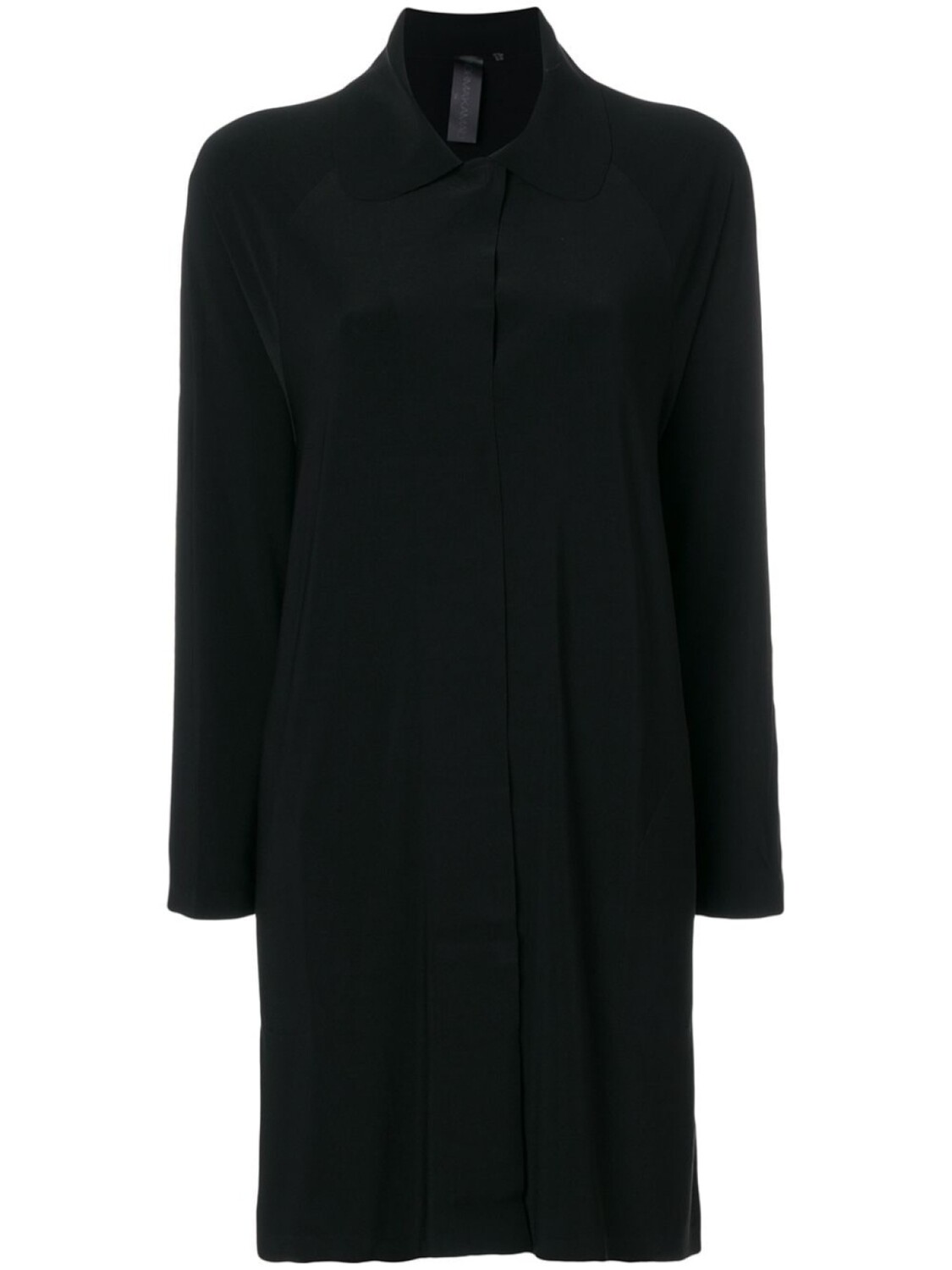 

Norma Kamali collared long-line cardigan, черный