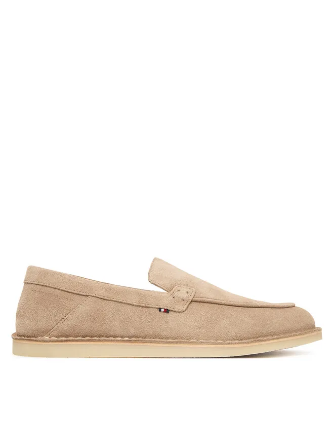 Tommy Hilfiger Мокасины с прошитой отделкой FM0FM05782 бежевые