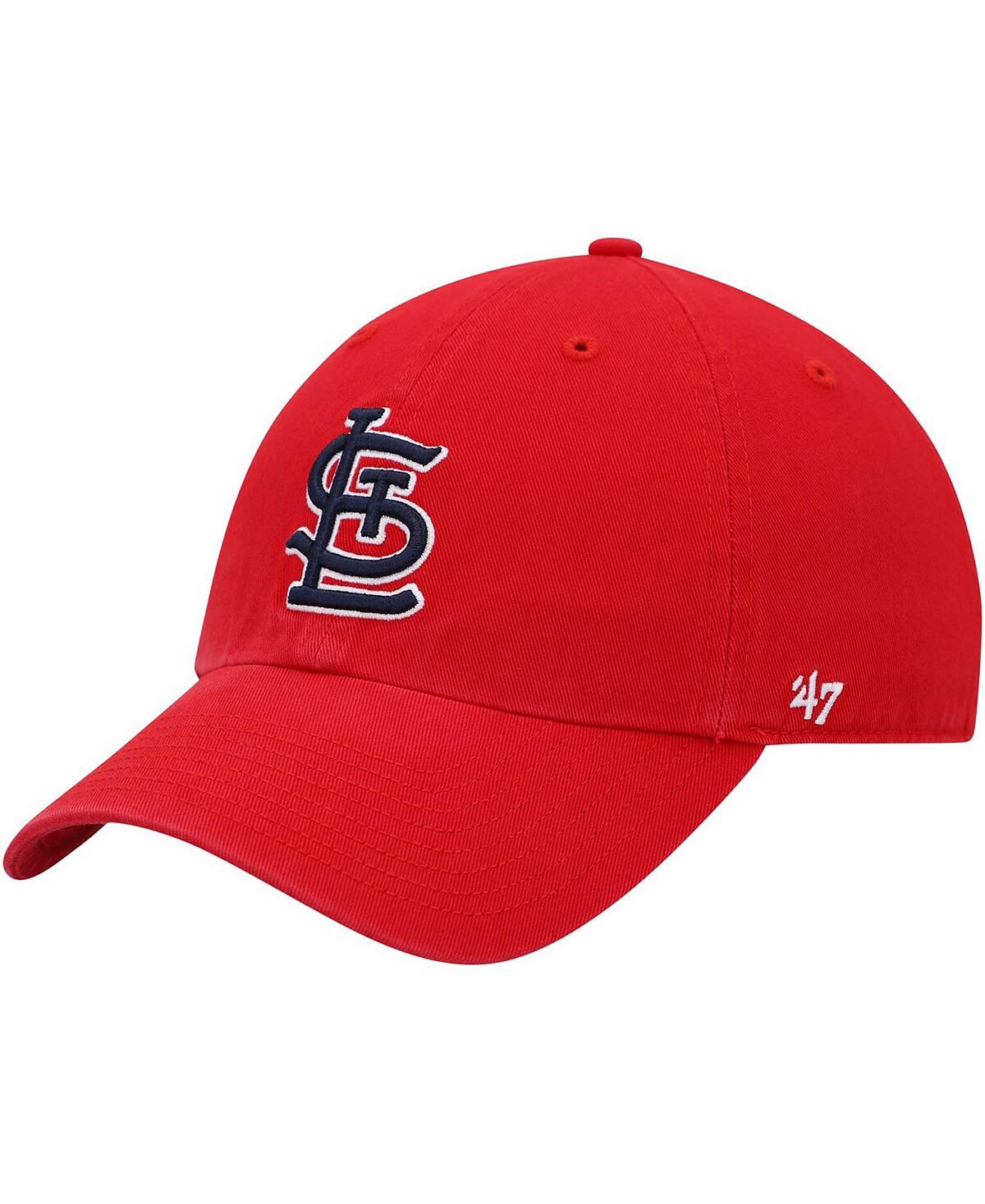 

Мужская красная регулируемая кепка St. Louis Cardinals Game Clean Up '47 Brand