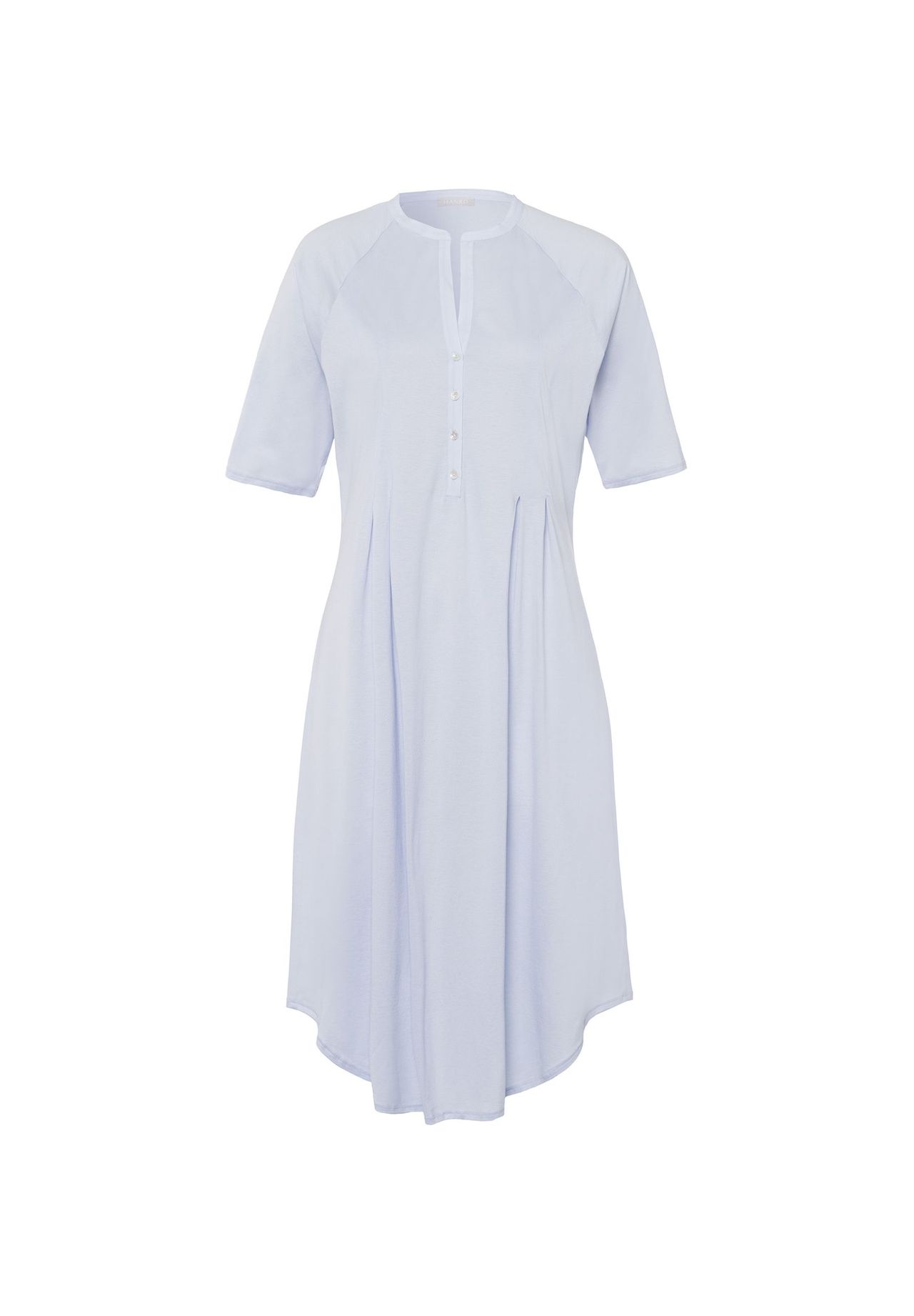 

Ночная рубашка с коротким рукавом Cotton Deluxe 100см HANRO, цвет Blue Glow Damen