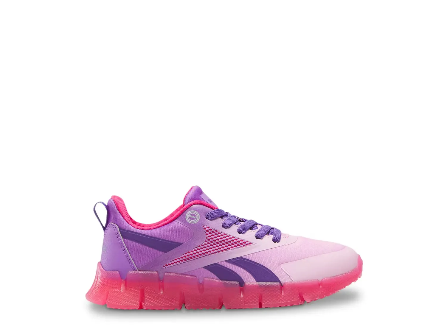 

Светящиеся кроссовки - детские Reebok, Pink/Purple Ombre