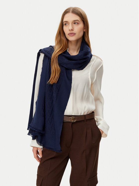 

Шарф 454937219001 Lauren Ralph Lauren, синий