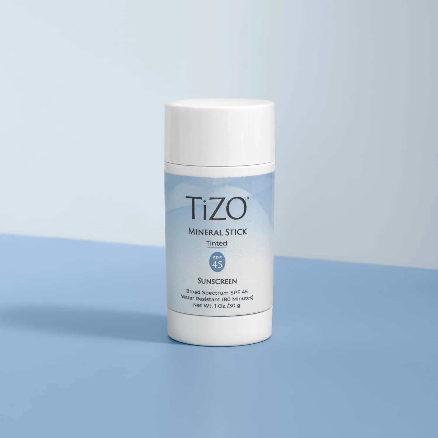 TiZO Mineral Stick Tinted SPF 45, водостойкий (80 минут), широкий спектр защиты от UVA/UVB, невидимый до полупрозрачного финиша, удобное нанесение на ходу, 30 г, Clear — фото 3
