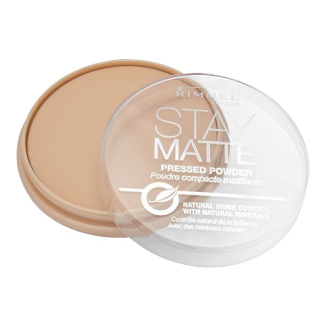Компактная пудра Stay matte Rimmel, цвет 6 warm beige, 14 гр — фото 2