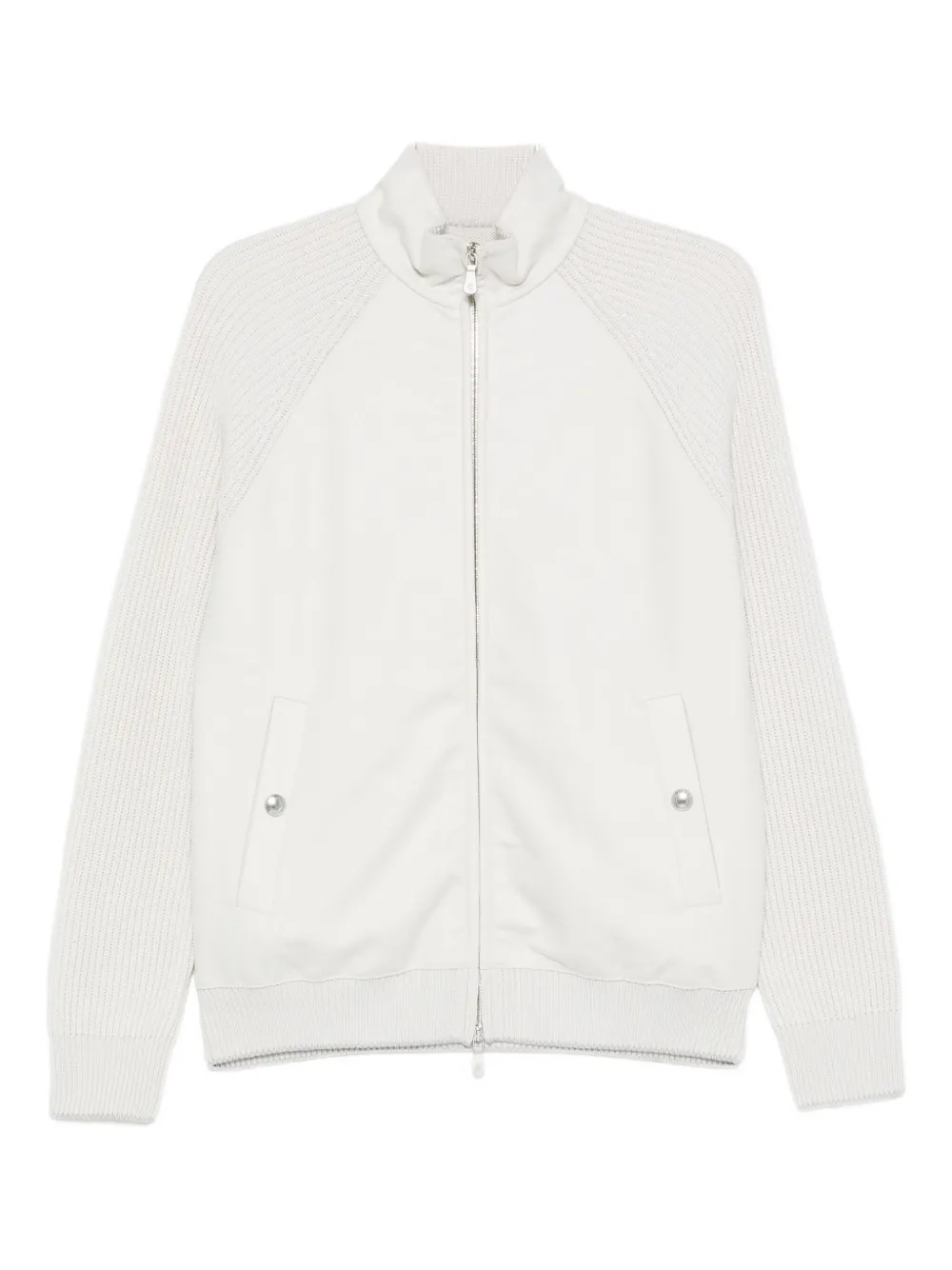 

Бомбер с панельной отделкой Eleventy, белый