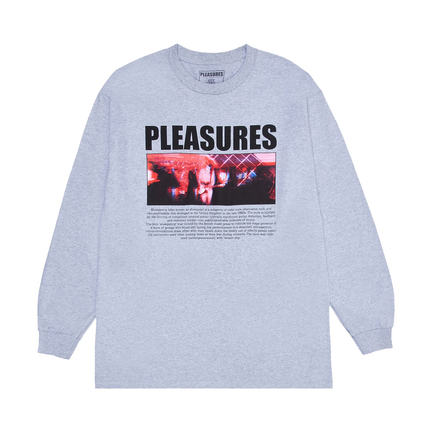 

Футболка Pleasures Dream Pop с длинными рукавами, цвет Хезер Грей