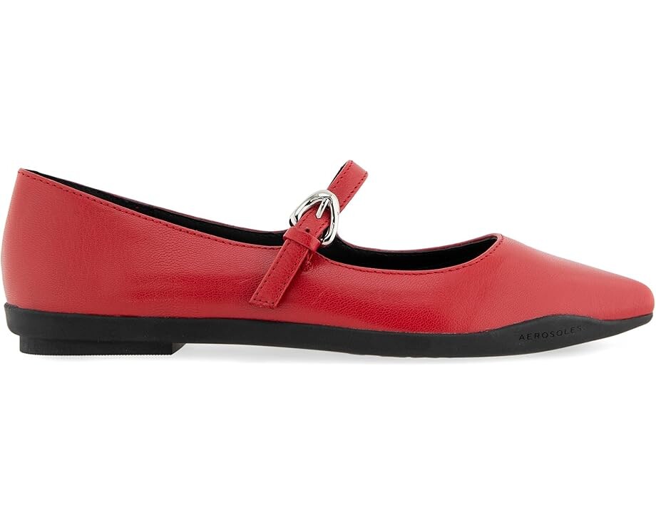 Туфли на плоской подошве Aerosoles Diva, цвет Racing Red Shiny Leather — фото 4