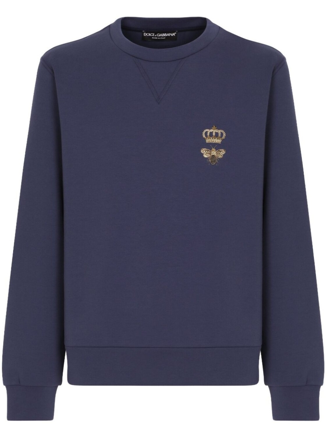 

Dolce & Gabbana толстовка с вышивкой, синий