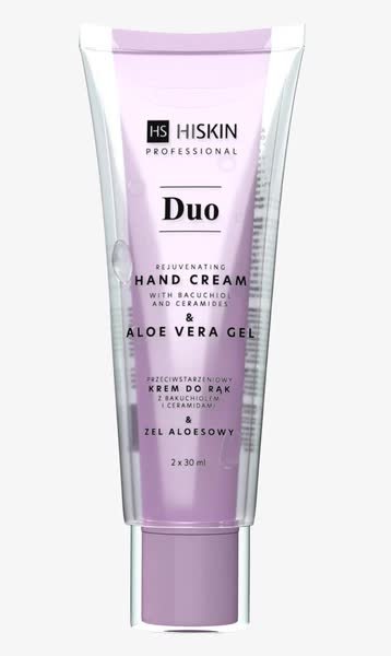 

HISKIN Duo Hand Антивозрастной крем для рук и гель алоэ вера фиолетовый 60 мл