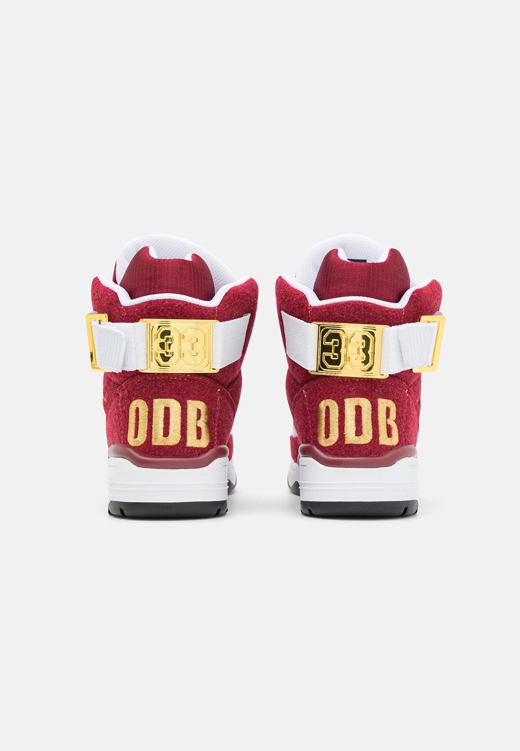 Высокие кеды Patrick Ewing, цвет red/white/pale gold — фото 3