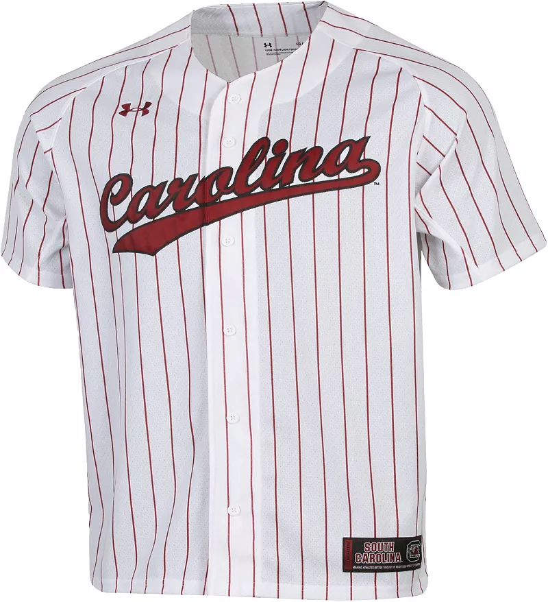 

Мужская белая бейсбольная майка Under Armour South Carolina Gamecocks
