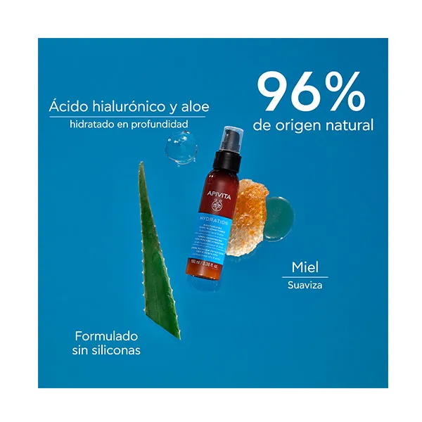 Оставить в кондиционере Hydration Acondicionador Hidratante Apivita, 150 ml — фото 3