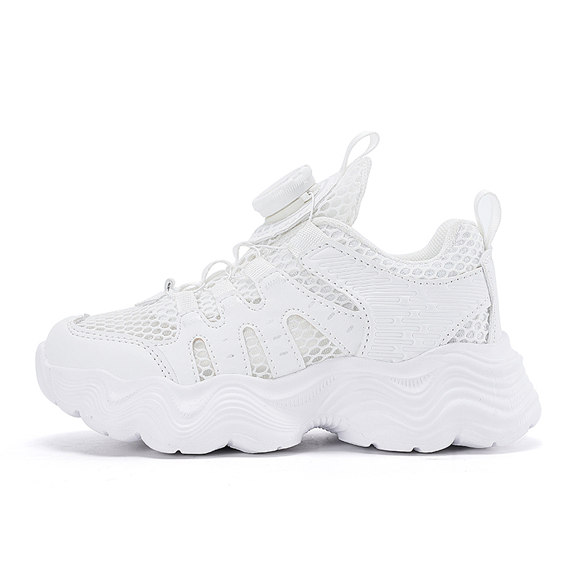 

SUPEREDGE Нескользящие износостойкие низкие детские кроссовки для повседневной носки, белые