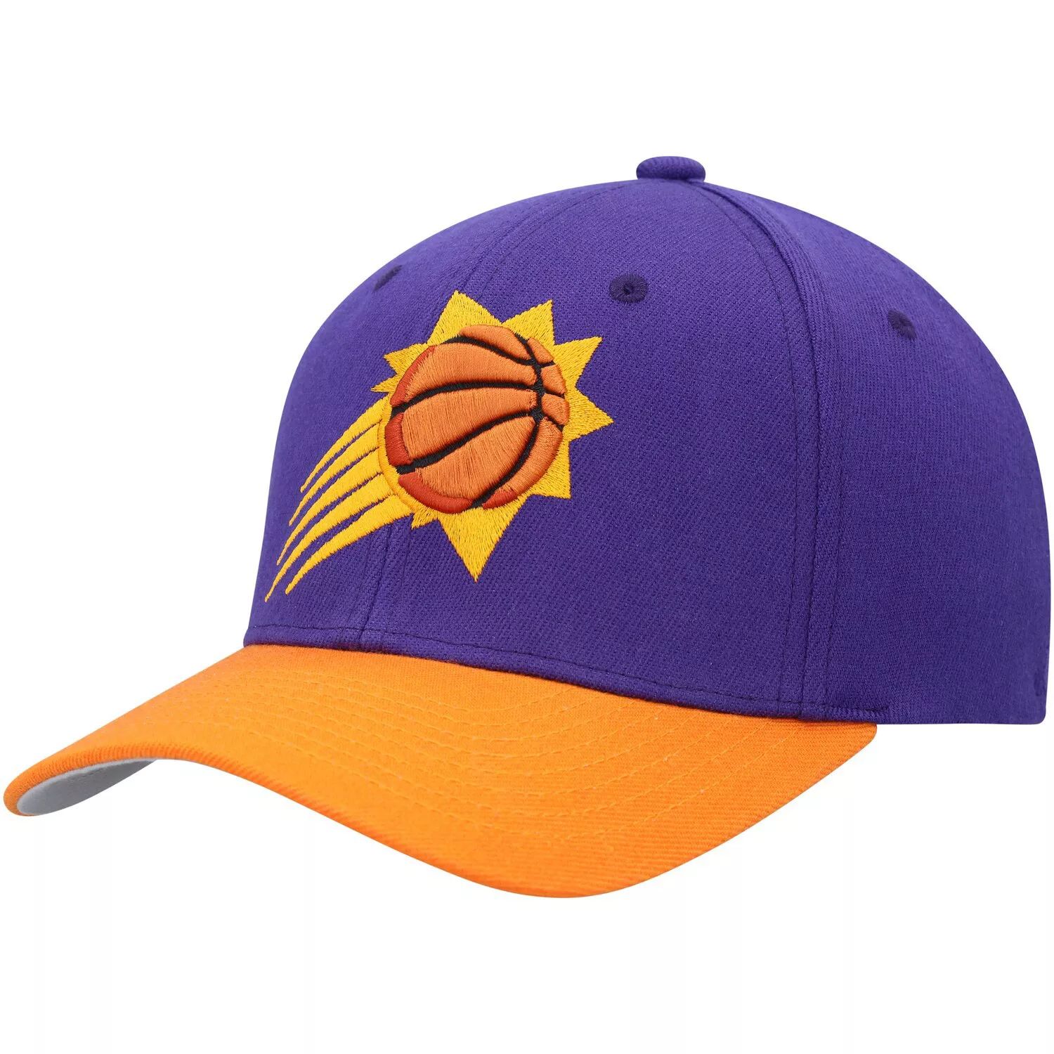 

Мужская двухцветная эластичная бейсболка Mitchell & Ness Purple/Orange Phoenix Suns MVP Team 2.0