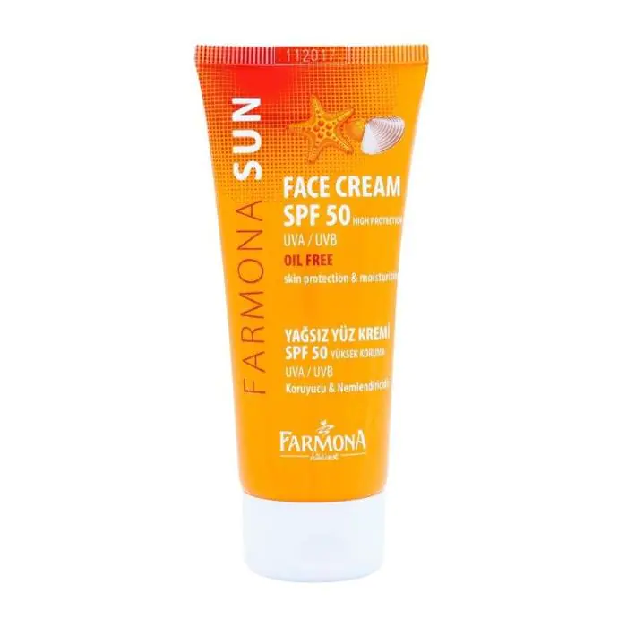 

Солнцезащитный крем crema solar facial sin aceite spf 50 Farmona, объем 50 мл