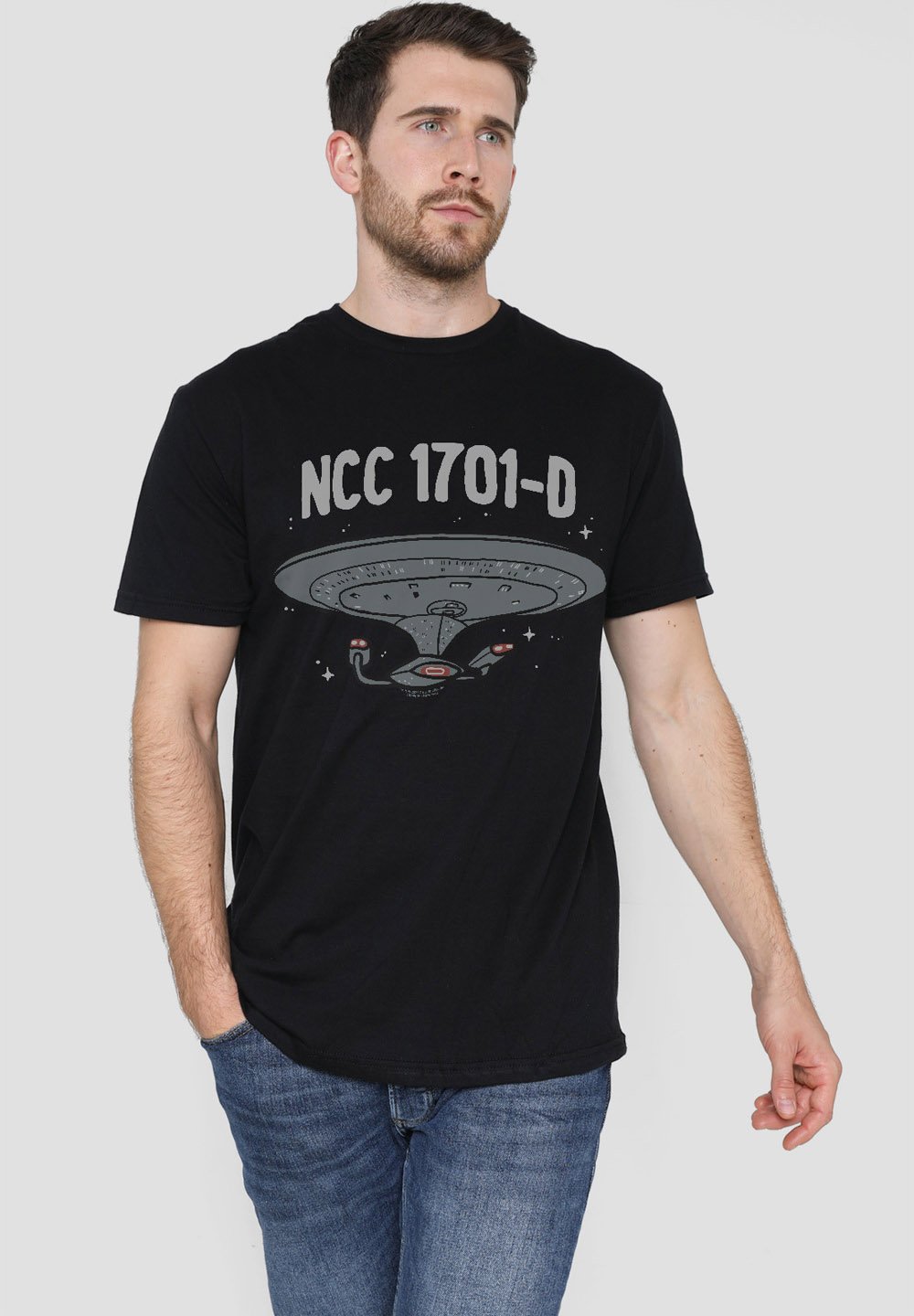 

Футболка с принтом STAR TREK THE NEXT GENERATON Cotton Soul, черный