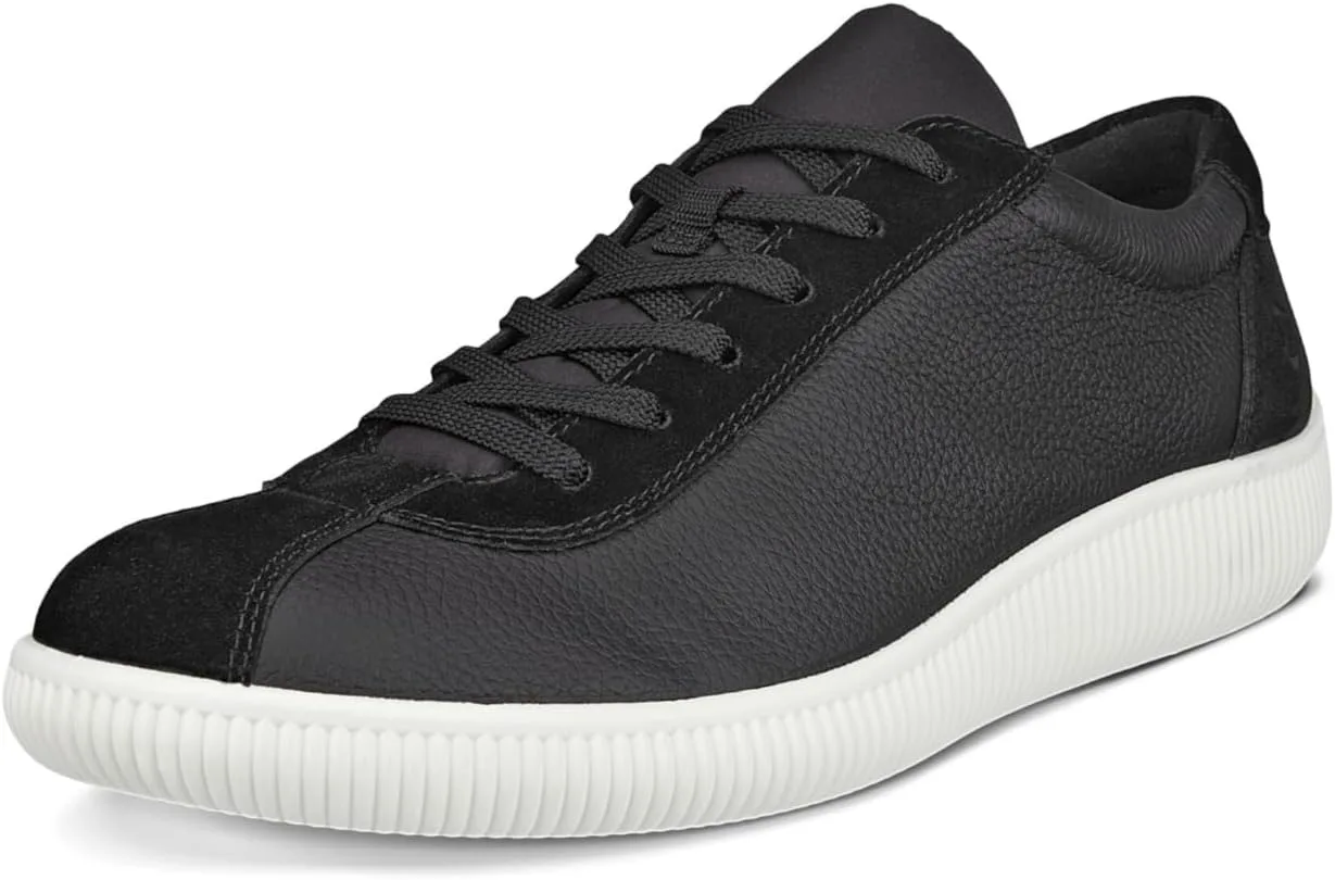 Мужские кроссовки ECCO Soft Zero на шнуровке, черный