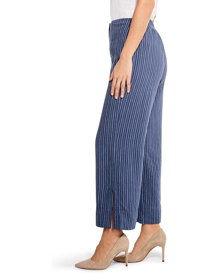 

Брюки NIC+ZOE Central Park Wide Leg Ankle Pants, синий мульти