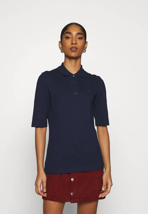 Рубашка поло Lacoste Navy Blue, Классическая посадка, Синий