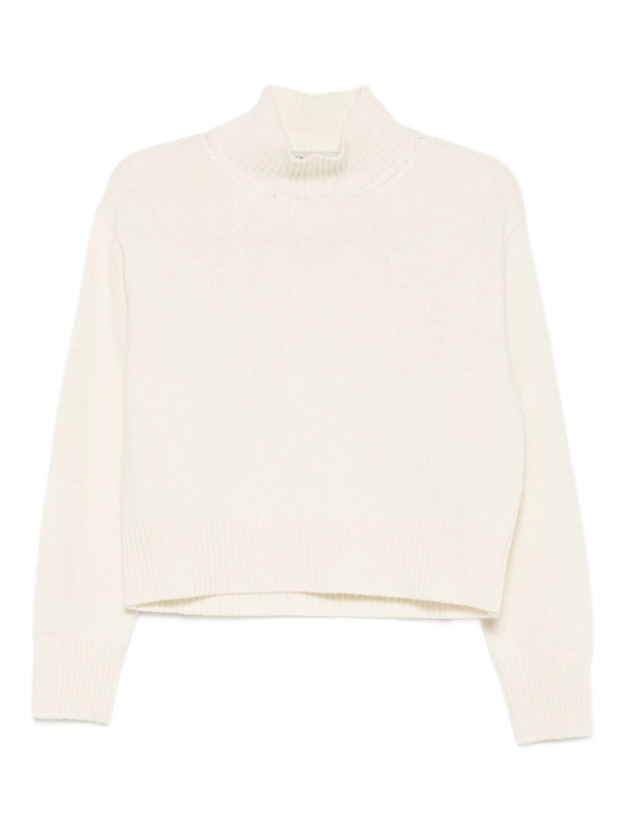 

Свитер с отделкой в рубчик Ermanno Firenze, белый