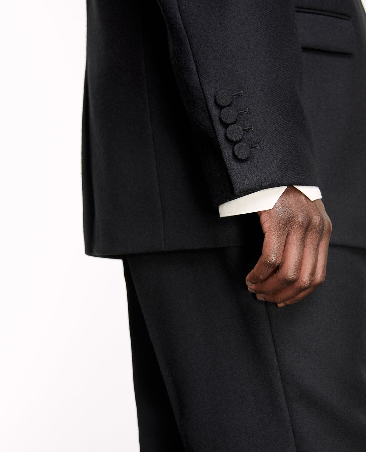

Черный жакет с закрытыми пуговицами THE KOOPLES, черный