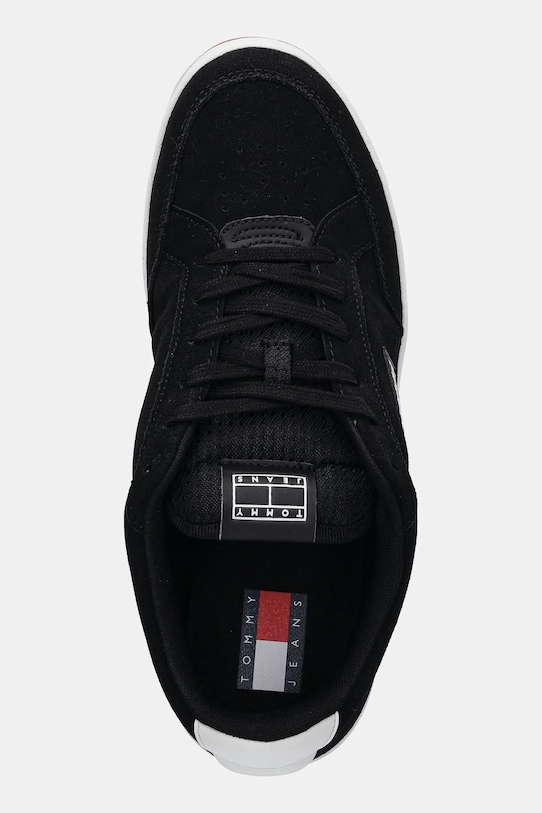 Замшевые кроссовки TJM CUPSOLE LONG LACE SKATE Tommy Jeans, черный — фото 4