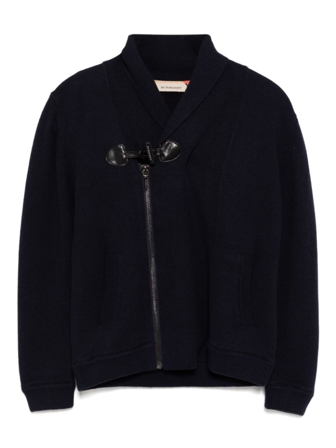 

Burberry Kids кардиган на молнии, синий