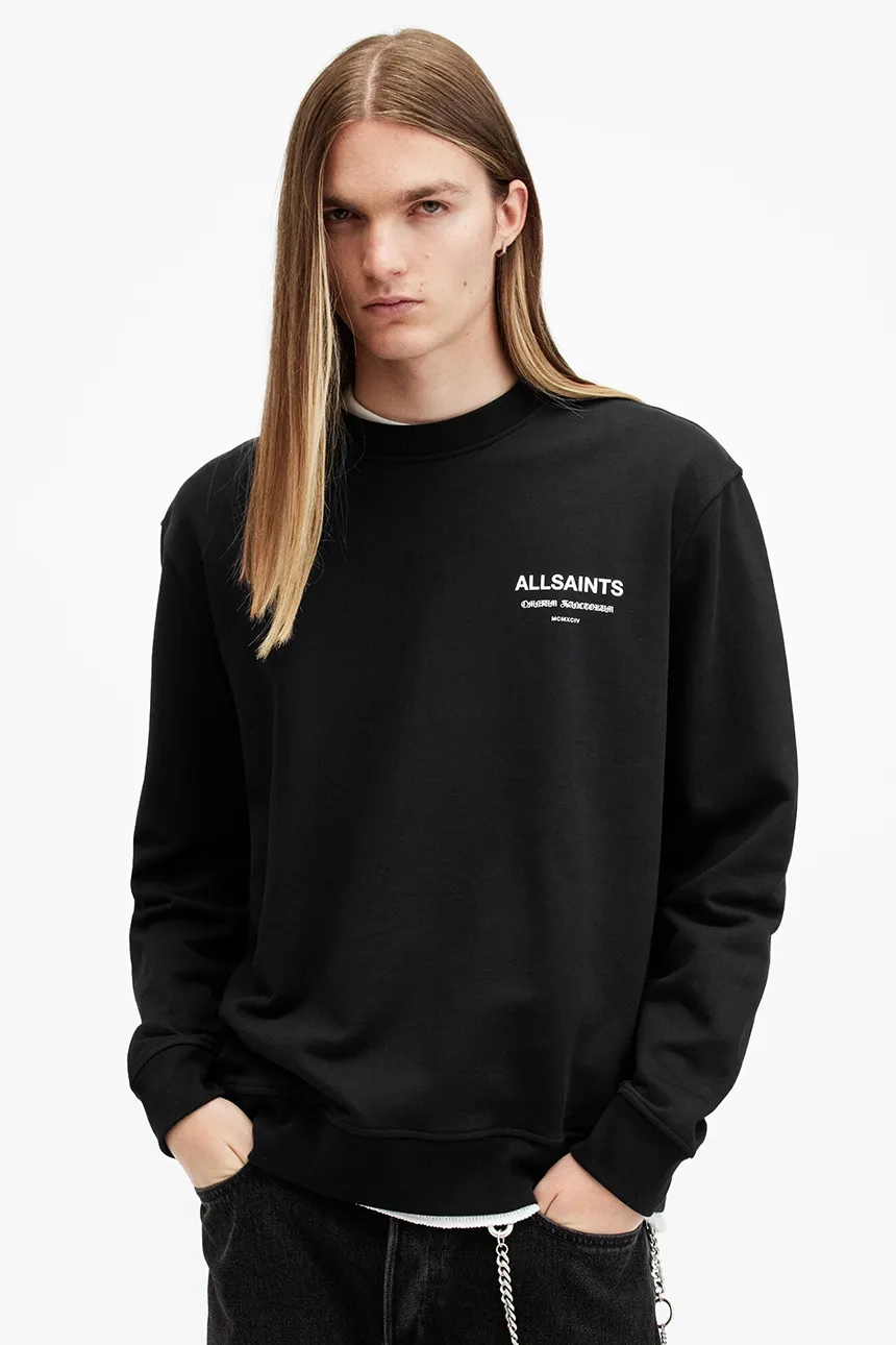 

SANCTUM толстовка из хлопка AllSaints, черный