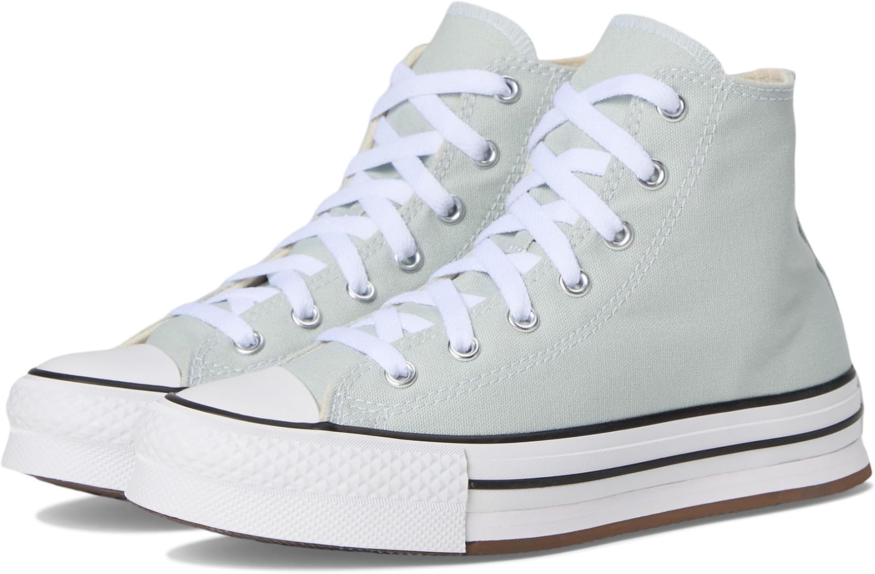 Кроссовки Converse Kids Chuck Taylor All Star Eva Lift Platform, цвет Rainwashed Grey/White