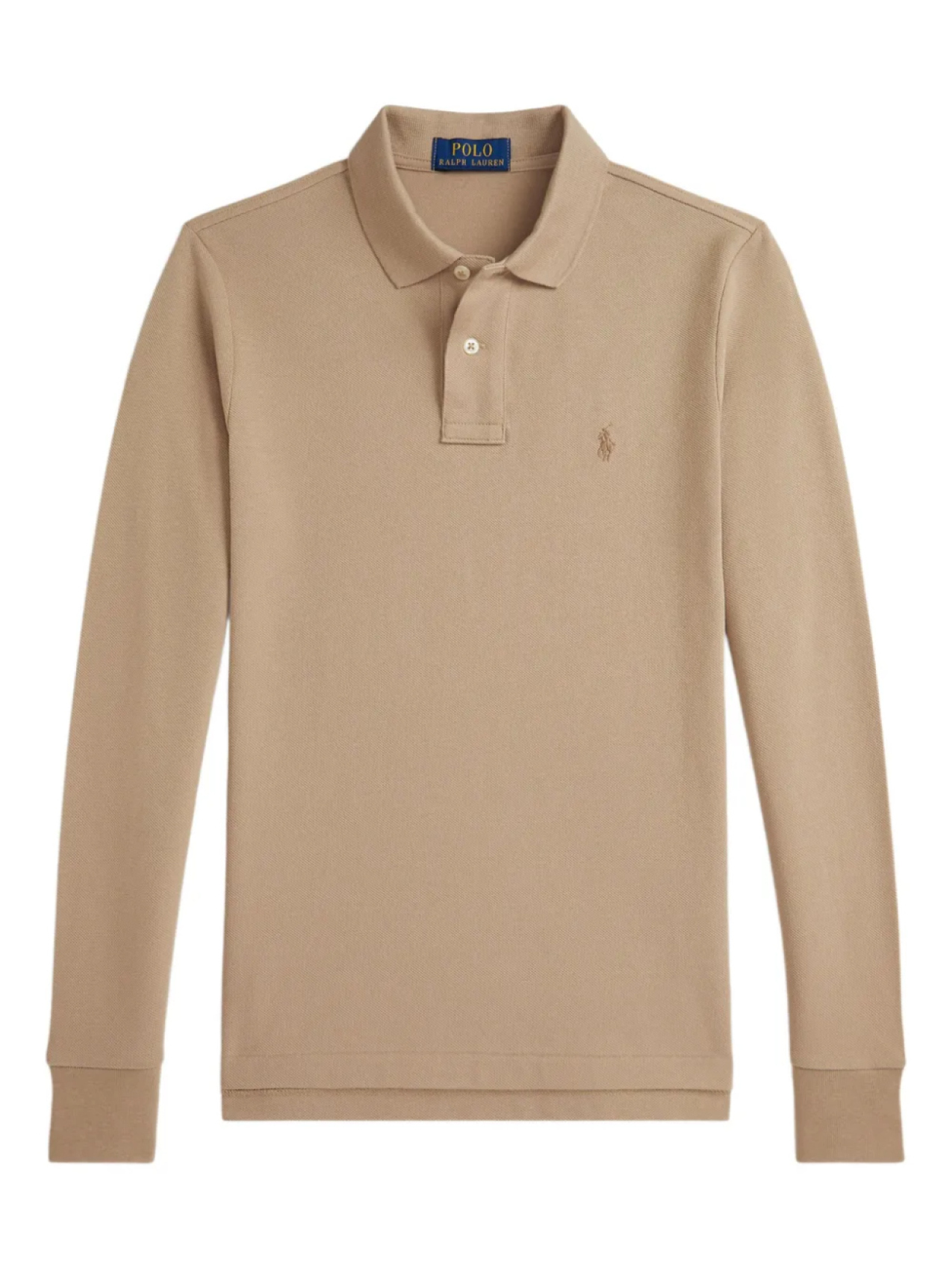 

POLO RALPH LAUREN KIDS рубашка поло с длинными рукавами, нейтральный