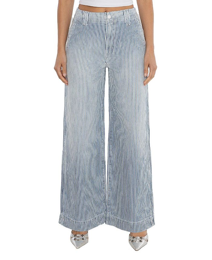 

Высокие брюки-джинсы Rosalie в цвете High Tide Blue Rudes Denim, синий
