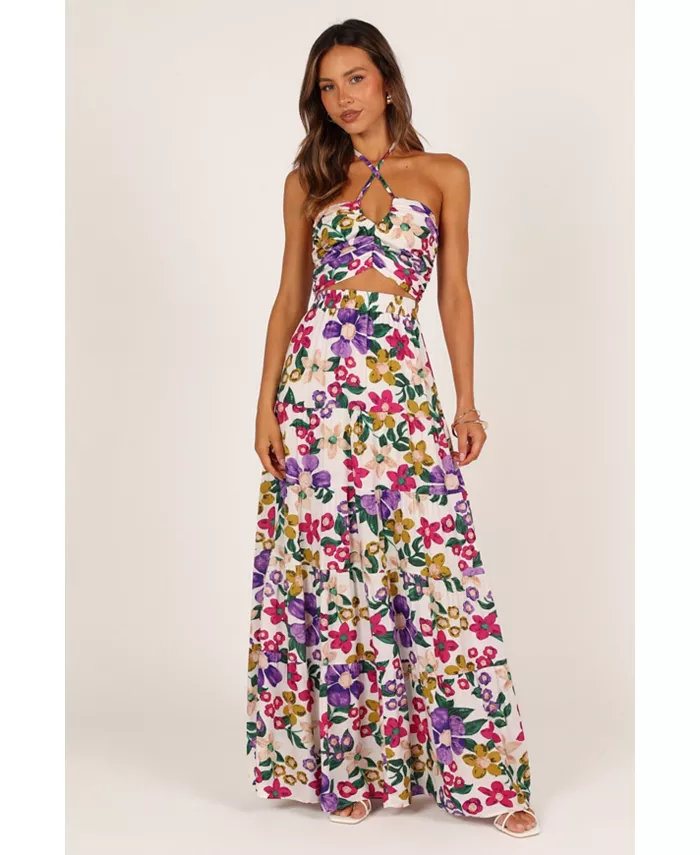 

Женский топ Kari Halter Petal and Pup, мультиколор