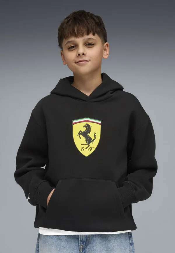 Толстовка scuderia ferrari с цветным щитом Puma, Black — фото 2